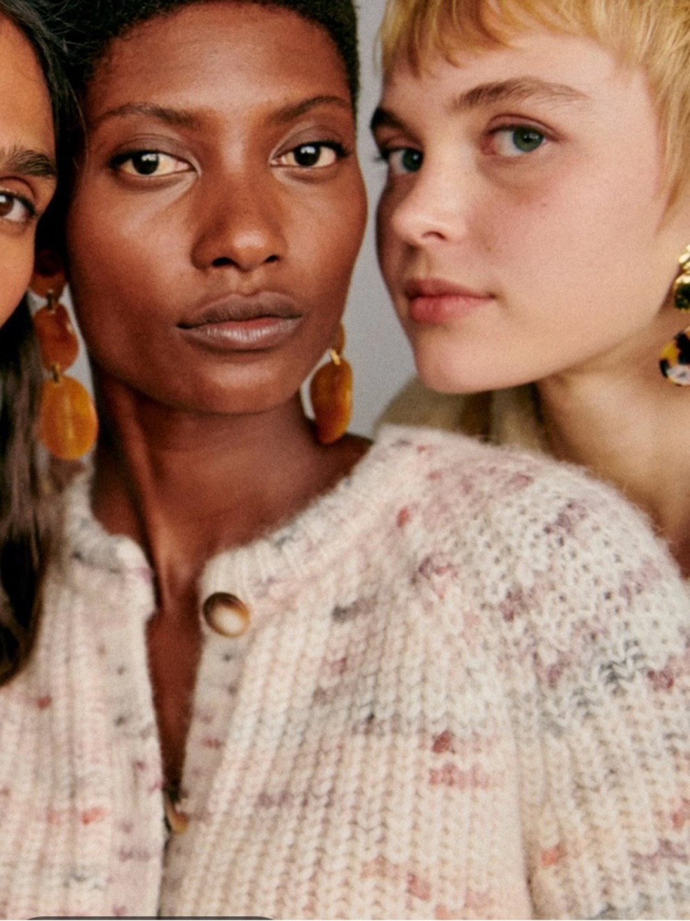 Sezane Pierre Cardigan Sweater - Pastel Multi - Picture 3 of 8